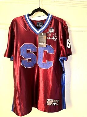 Big Boy Headgear Maroon Football Jersey